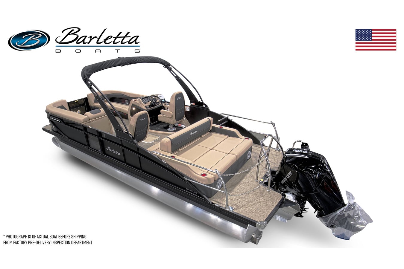 Barletta 2026 Cabrio 24UC with Mercury 250L FourStroke Engine